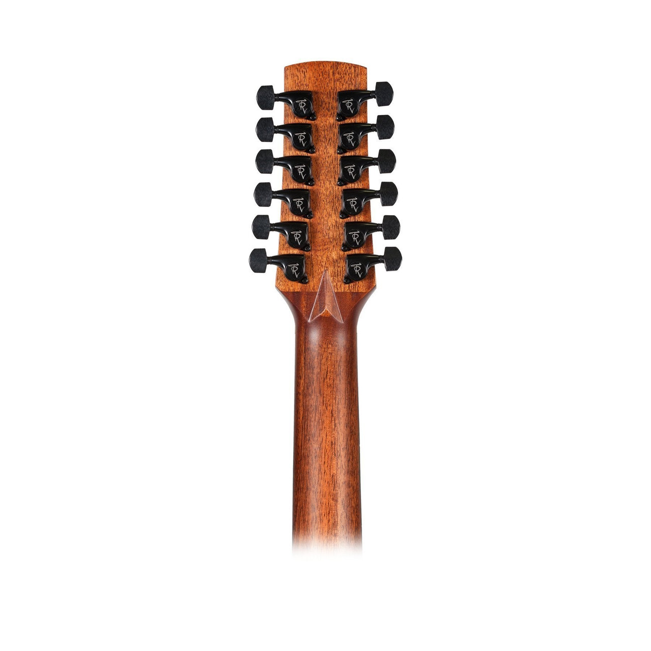 Timberidge 'Messenger Series' Left Handed 12-String Mahogany Solid Top Acoustic-Electric Dreadnought Cutaway Guitar (Natural Satin)