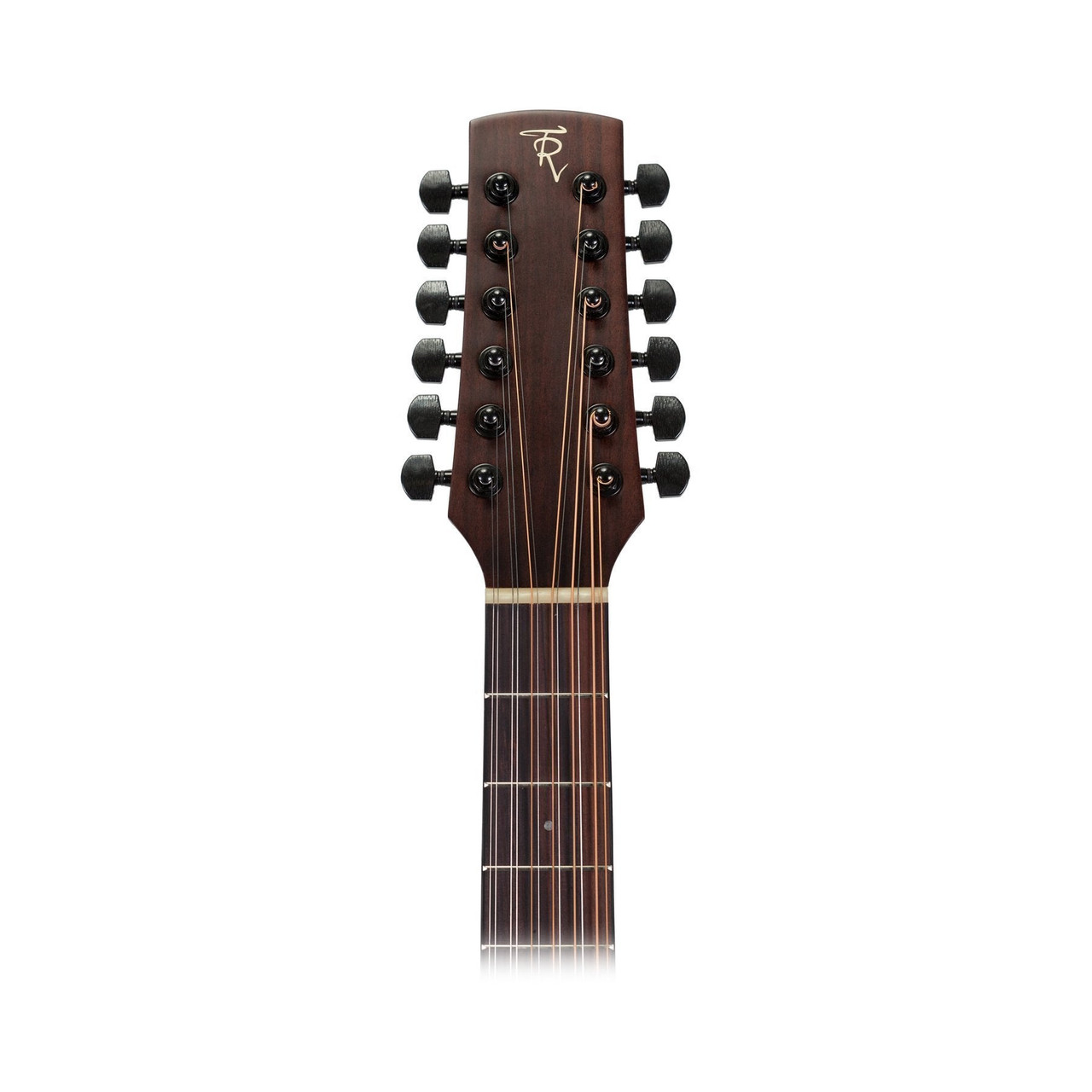 Timberidge 'Messenger Series' Left Handed 12-String Mahogany Solid Top Acoustic-Electric Dreadnought Cutaway Guitar (Natural Satin)