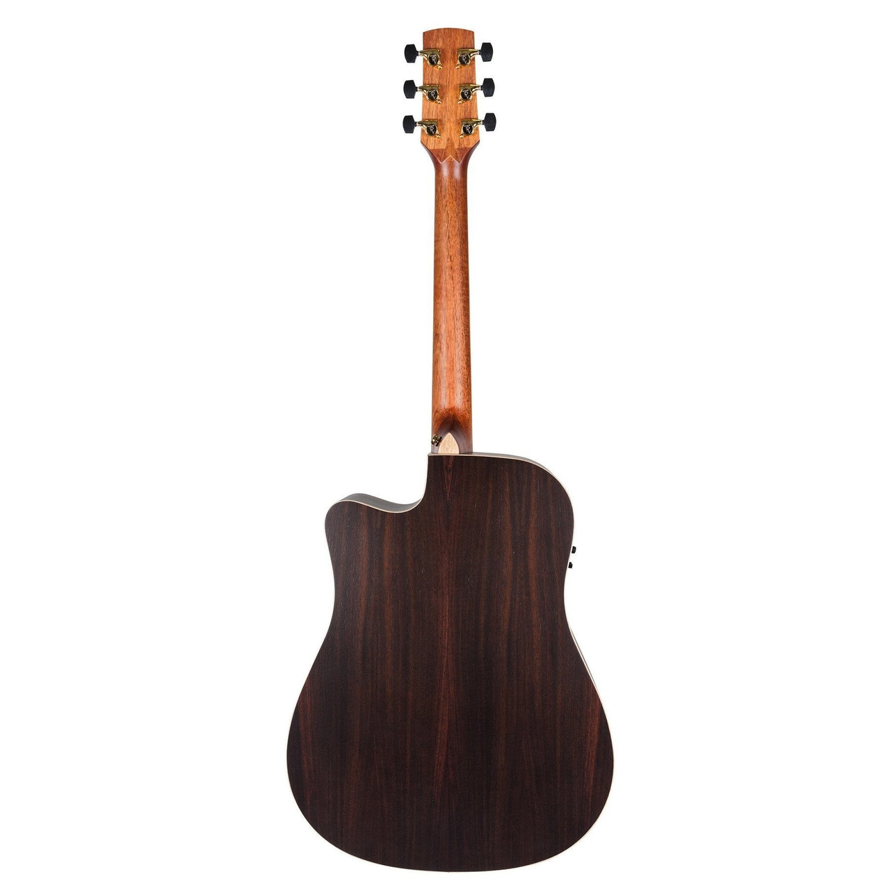 Timberidge '3 Series' Spruce Solid Top Acoustic-Electric Dreadnought Cutaway Guitar (Natural Satin)
