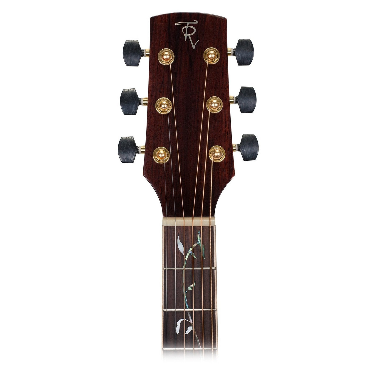 Timberidge '3 Series' Left Handed Spruce Solid Top Acoustic-Electric Small-Body Cutaway Guitar with 'Tree of Life' Inlay (Natural Gloss)