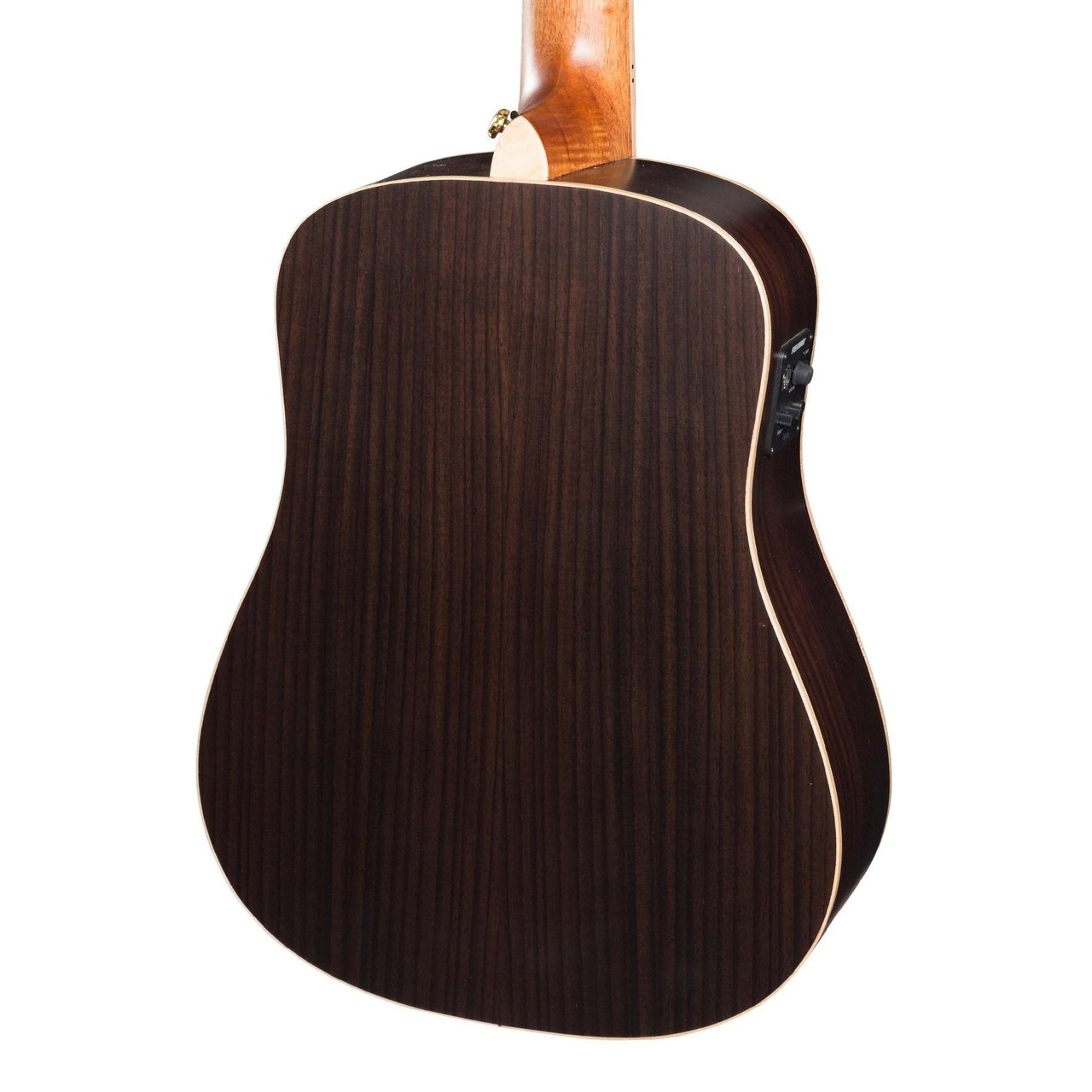 Timberidge '3 Series' 12-String Spruce Solid Top Acoustic-Electric Traveller Mini Guitar (Natural Satin)
