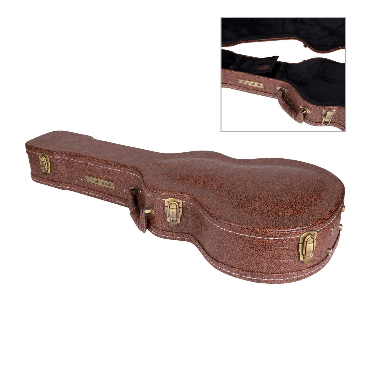 Timberidge '1 Series' Spruce Solid Top Acoustic-Electric TS-Mini Guitar (Natural Satin)