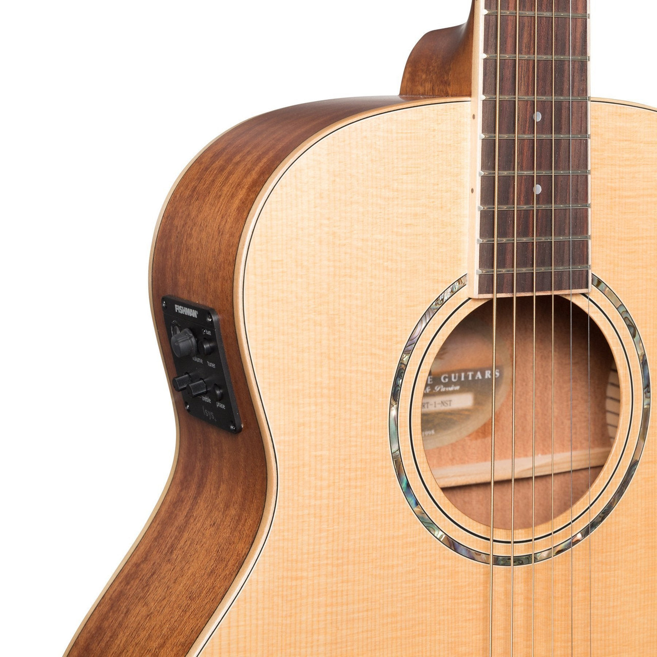 Timberidge '1 Series' Spruce Solid Top Acoustic-Electric TS-Mini Guitar (Natural Satin)