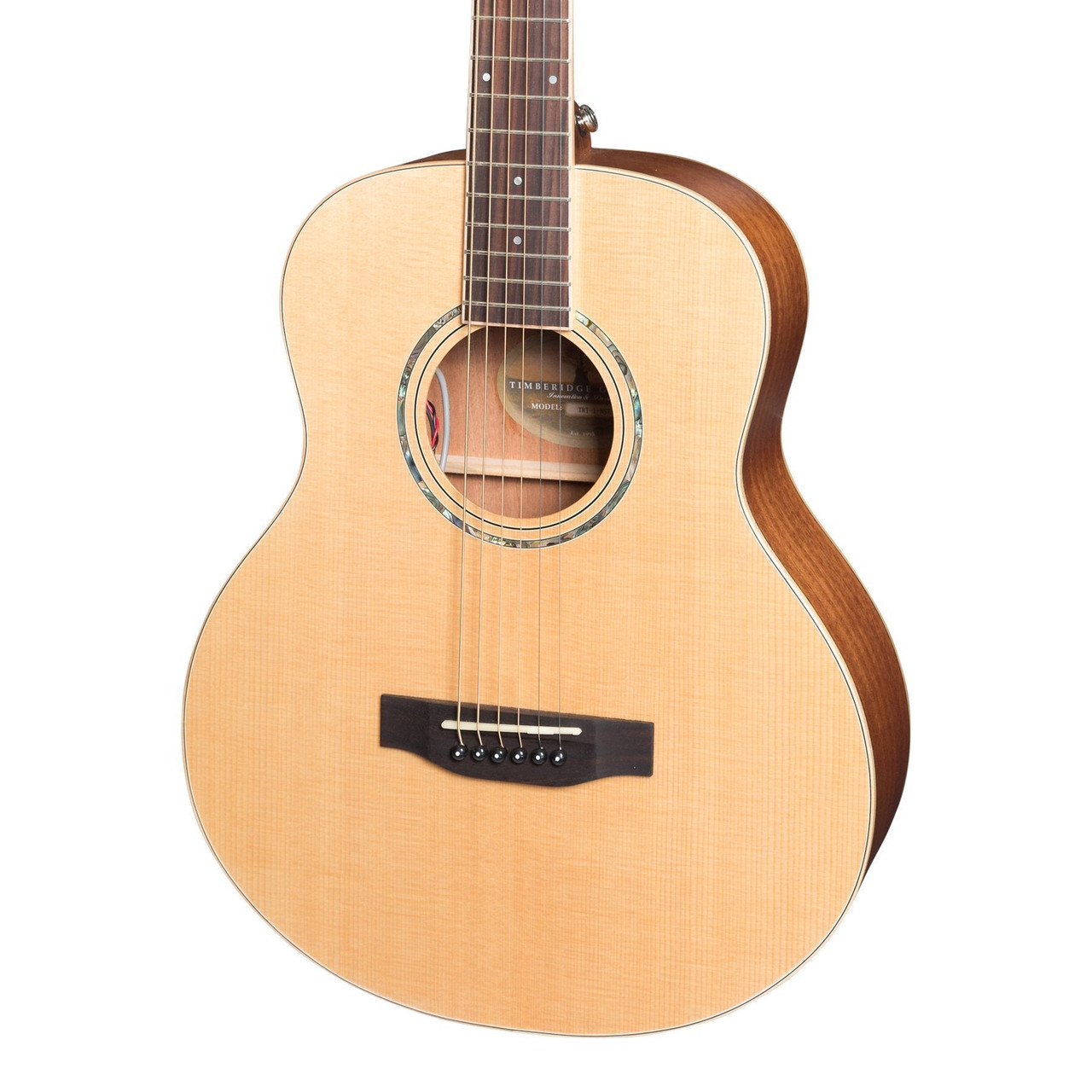 Timberidge '1 Series' Spruce Solid Top Acoustic-Electric TS-Mini Guitar (Natural Satin)