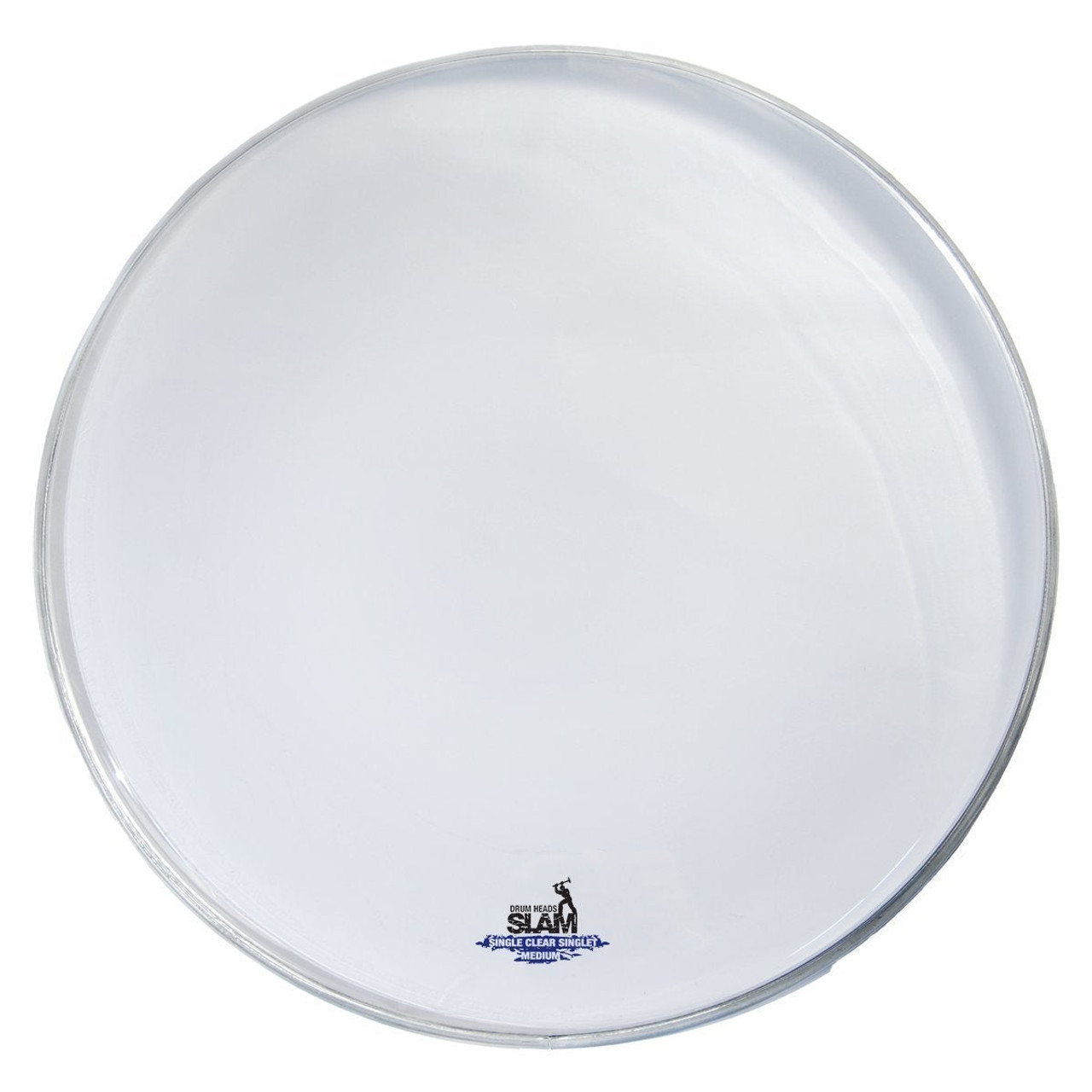 Slam Single Ply Clear Medium Weight Drum Head (20")