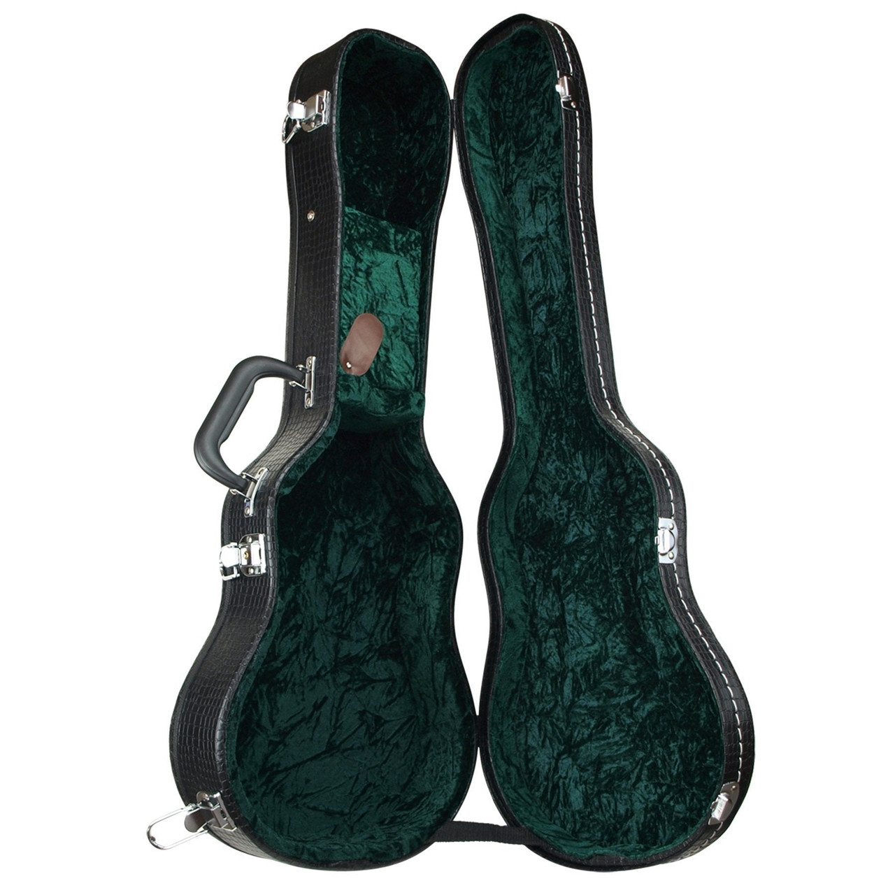 Tiki Deluxe 'Croc' Concert Ukulele Hard Case (Black)