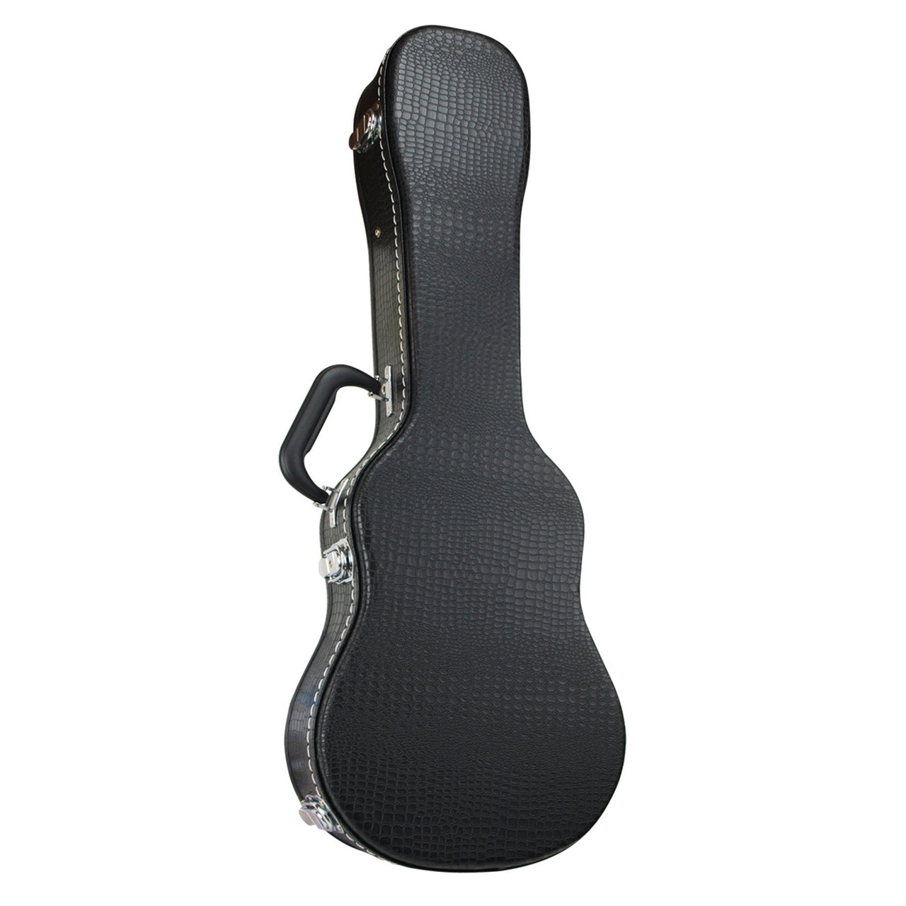 Tiki Deluxe 'Croc' Soprano Ukulele Hard Case (Black)