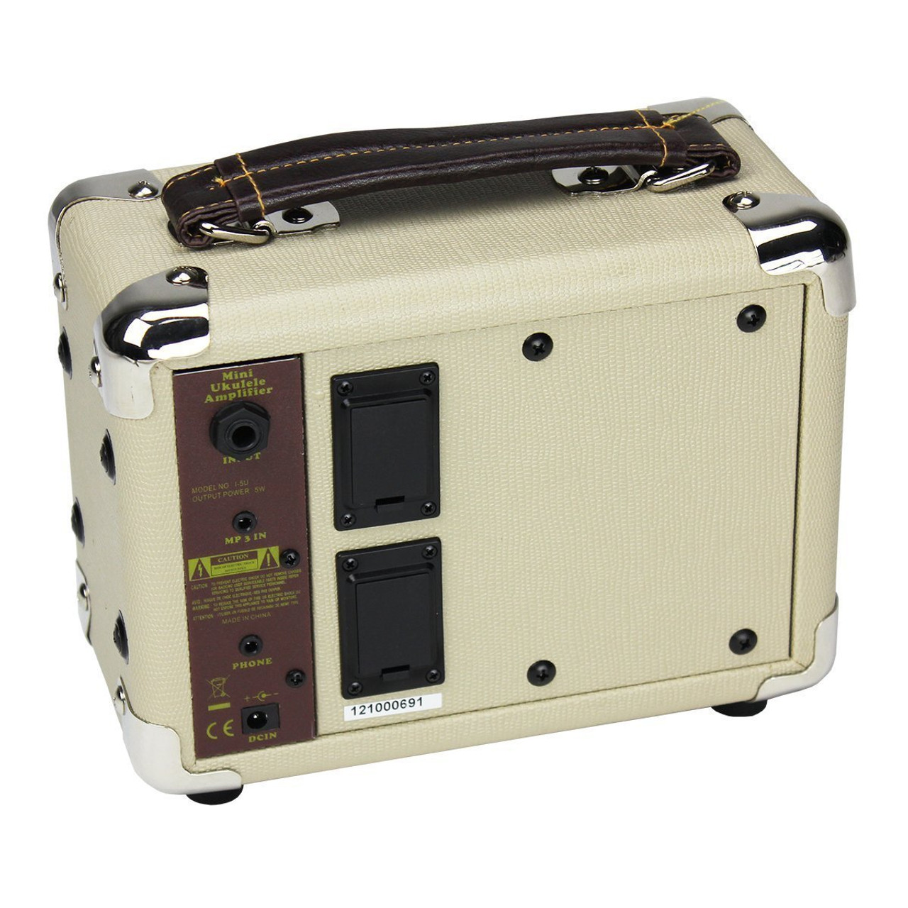 Tiki 5 Watt Portable Ukulele Amplifier (Vintage White)