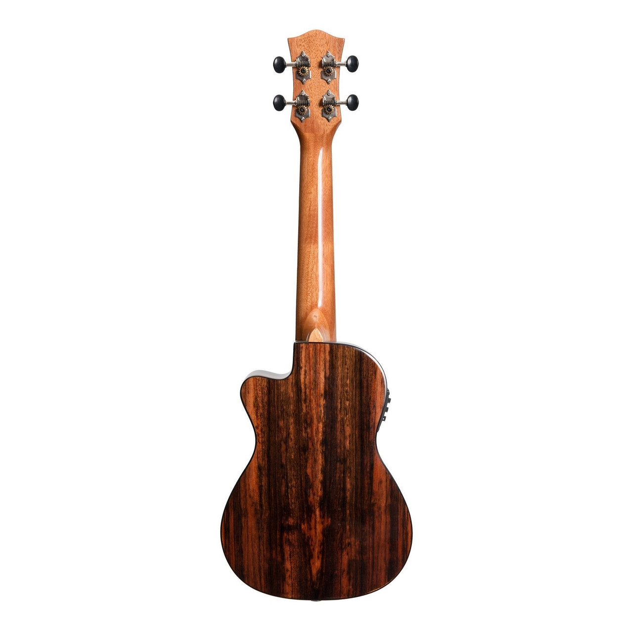 Tiki '22 Series' Spruce Solid Top Electric Cutaway Concert Ukulele with Hard Case (Natural Gloss)