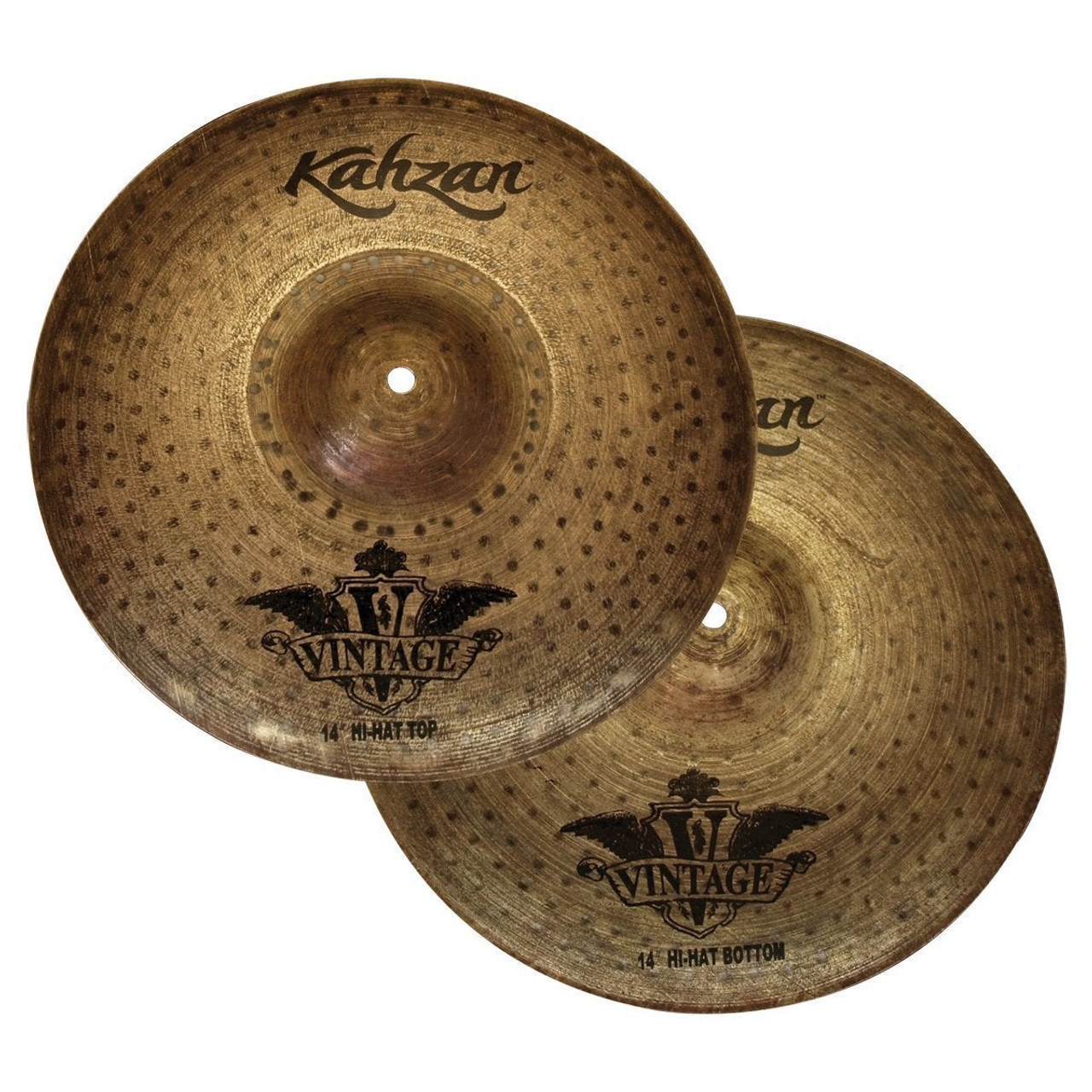 Kahzan 'Vintage Series' Rock Hi-Hat Cymbals (14")