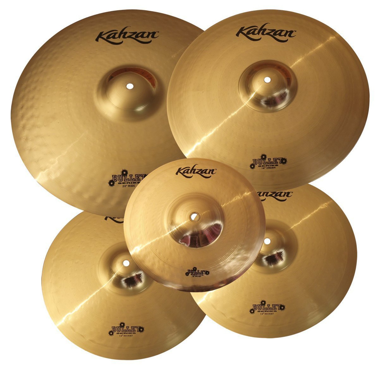 Kahzan 'Bullet Series' Cymbal Pack (14"/16"/20")