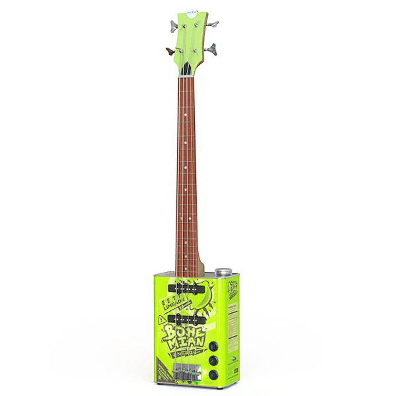 Bohemian Limeade Electric Bass, 2x Single Coil Pickups