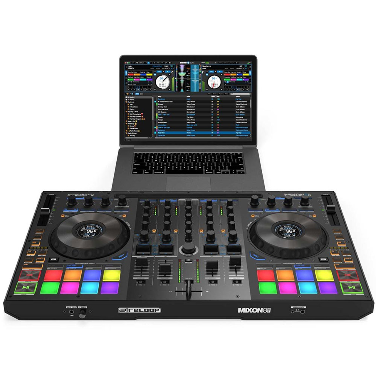 Reloop Mixon 8 Hybrid Serato DJ Controller 4 Channel - MUZIC MAN