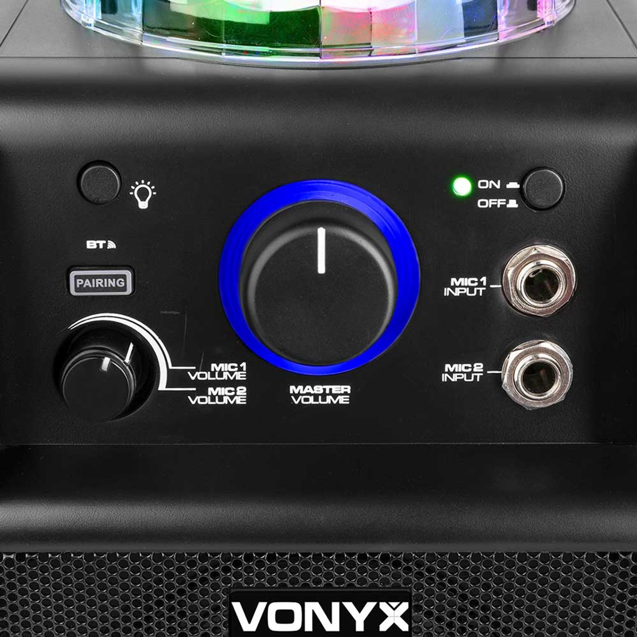 Vonyx SBS55B BT Karaoke Speaker LED Ball Black