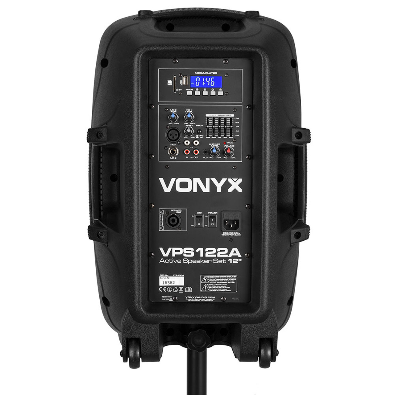 Vonyx VPS122A 800W Speaker Set with Stands