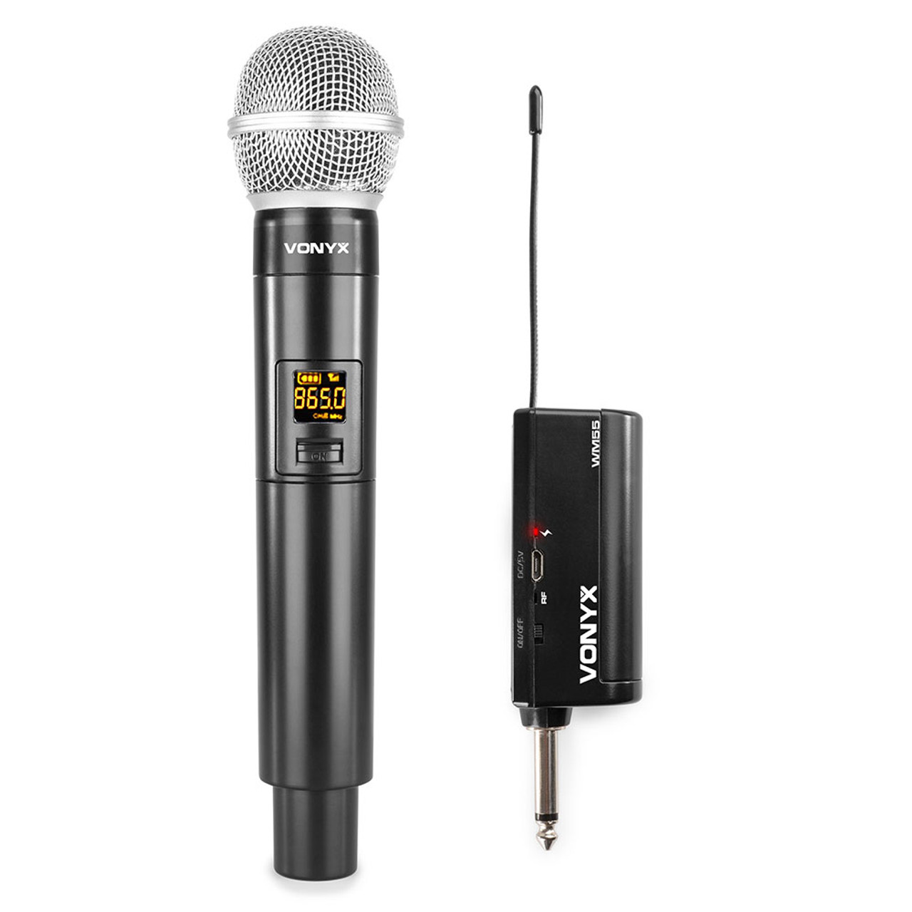 Vonyx WM55 Wireless Microphone Plug-and-Play UHF