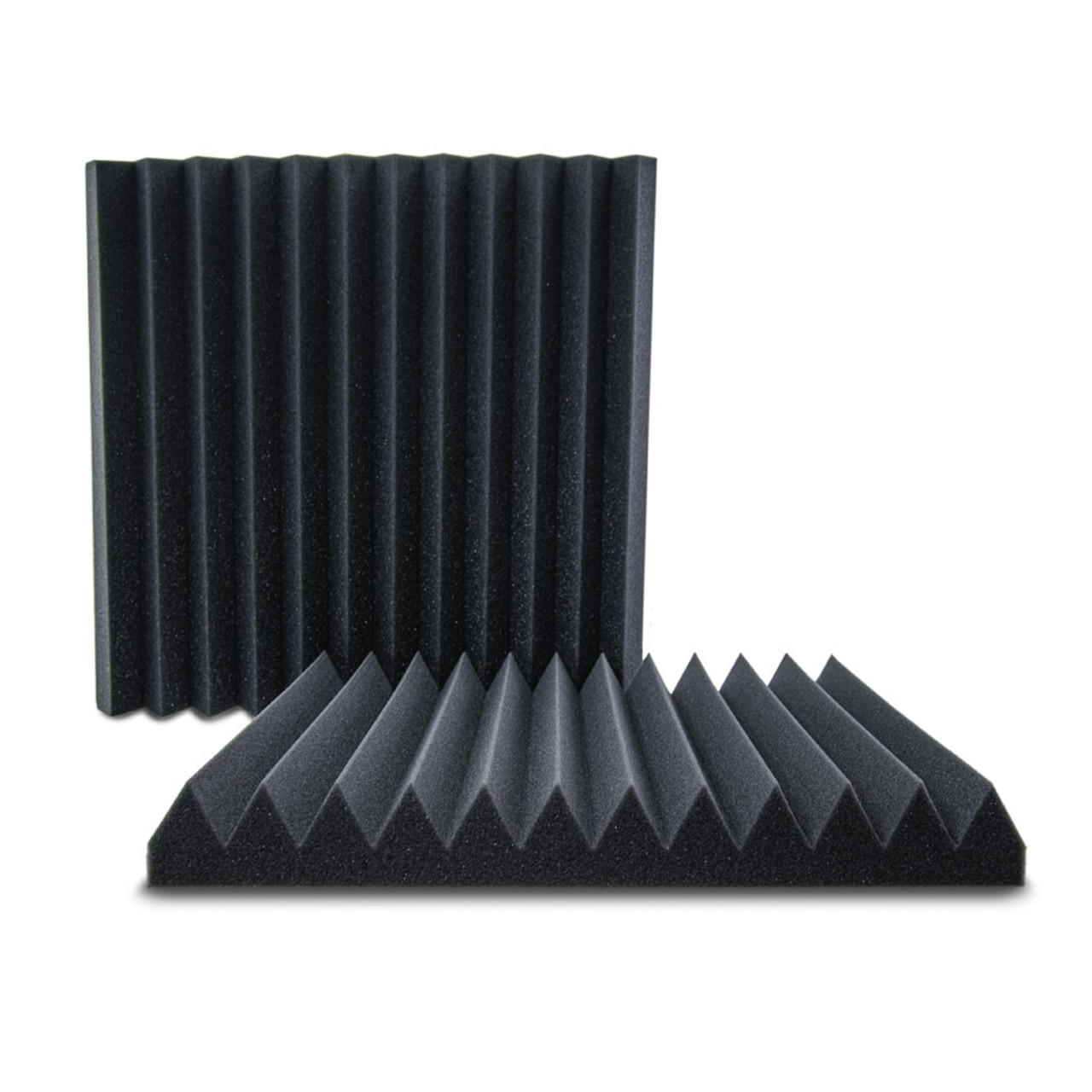 AVE ISOPEAK Acoustic Foam Panel Black - 10 Pack