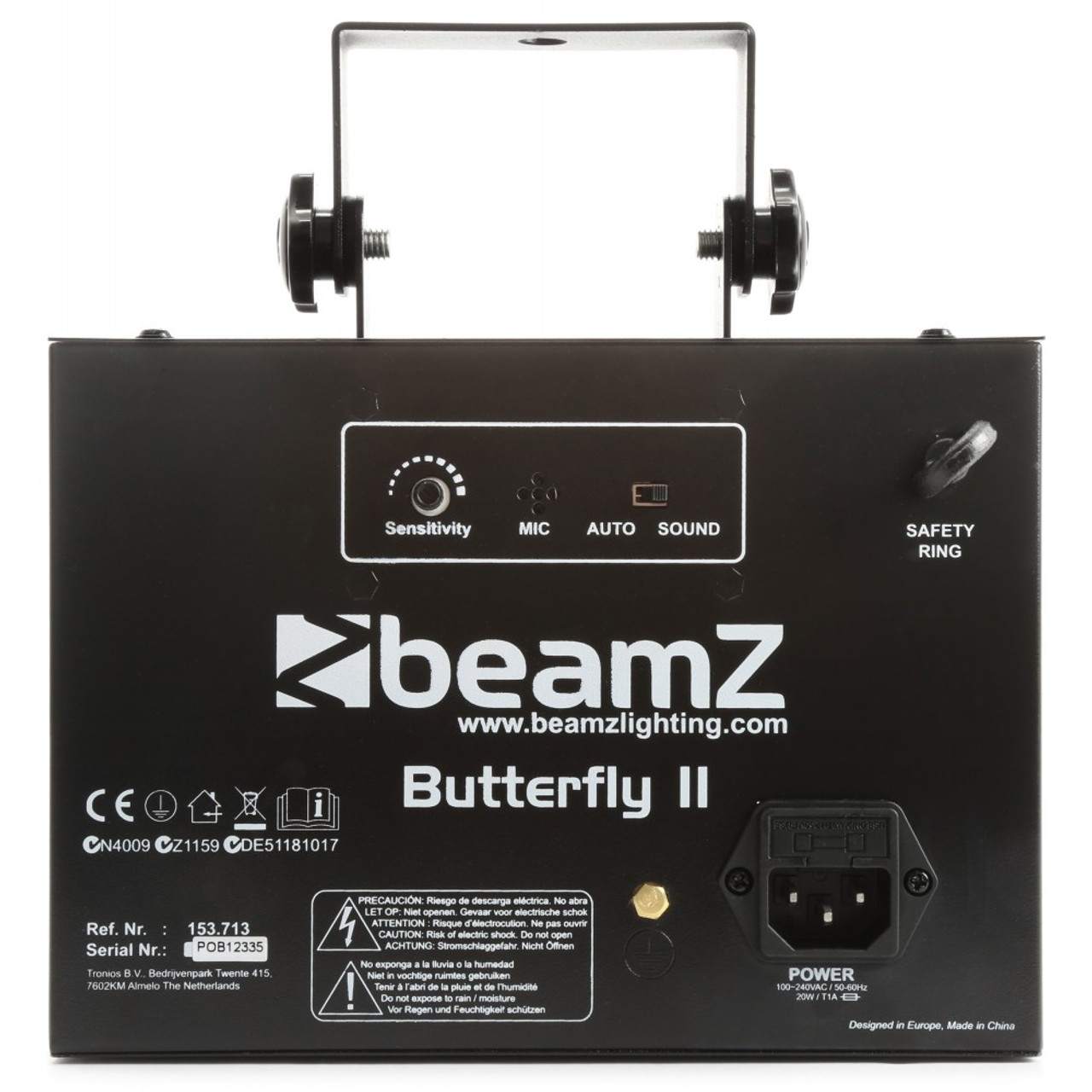 153.713 - Beamz Butterfly II LED DJ Effect Light