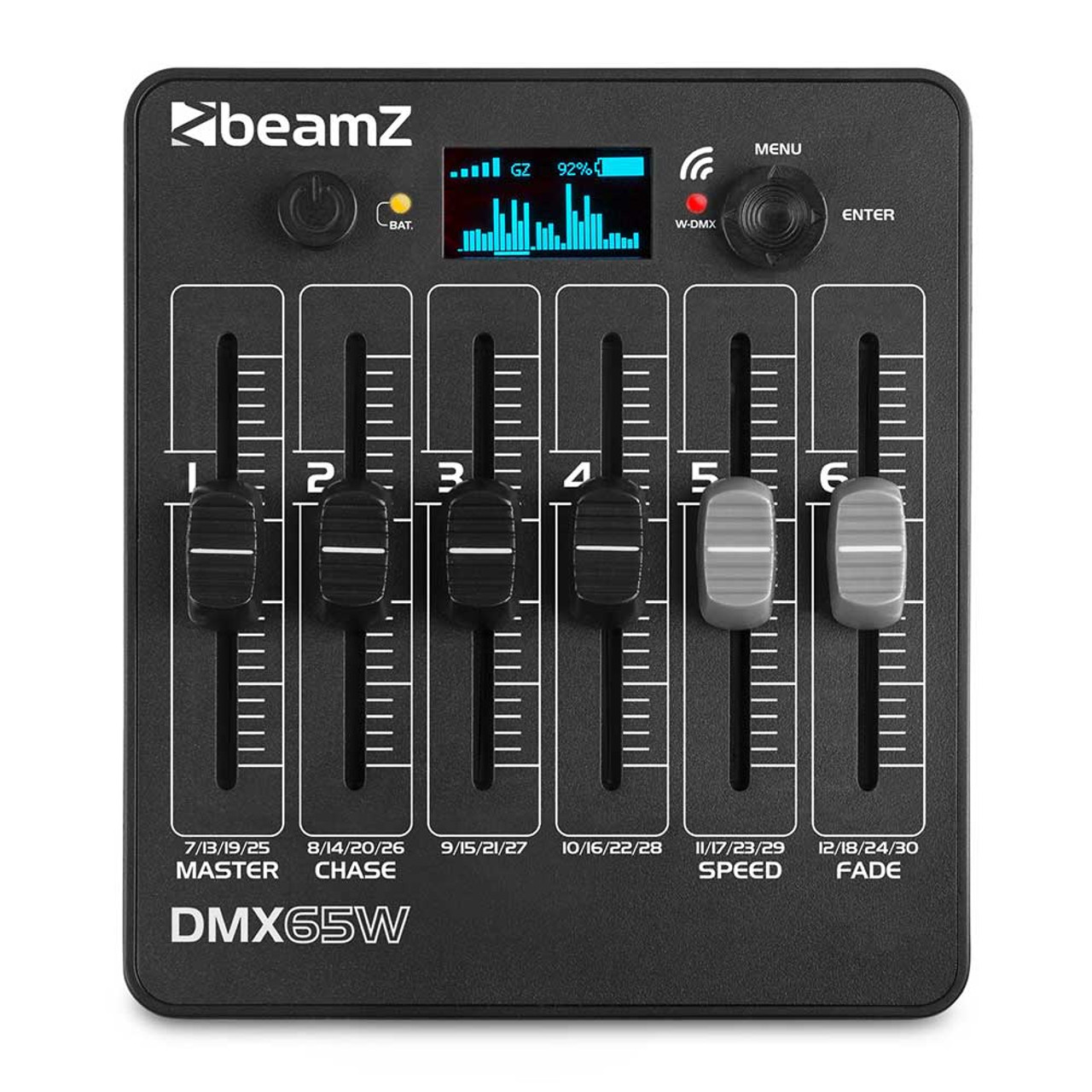 Beamz DMX65W Wireless Battery Operated DMX Controller