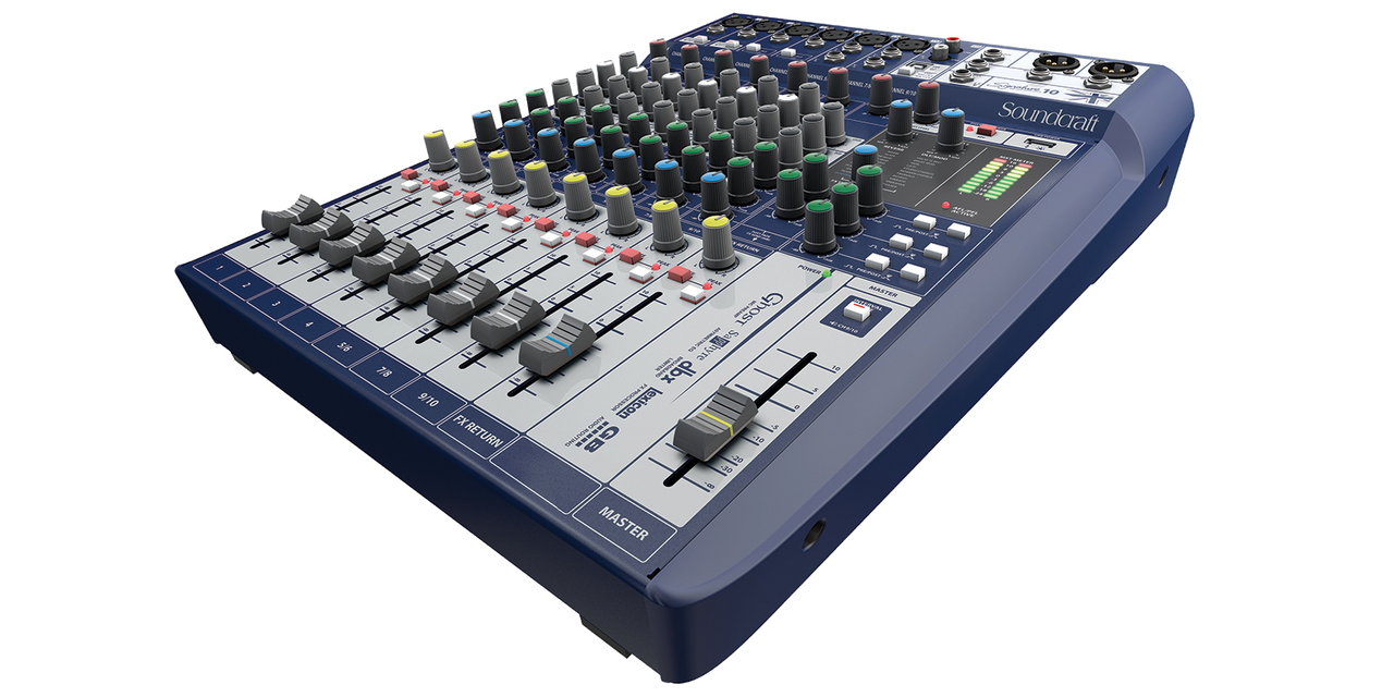 Soundcraft Scf-Sig10 Signature 10 Ch Mixer With Usb And Fx