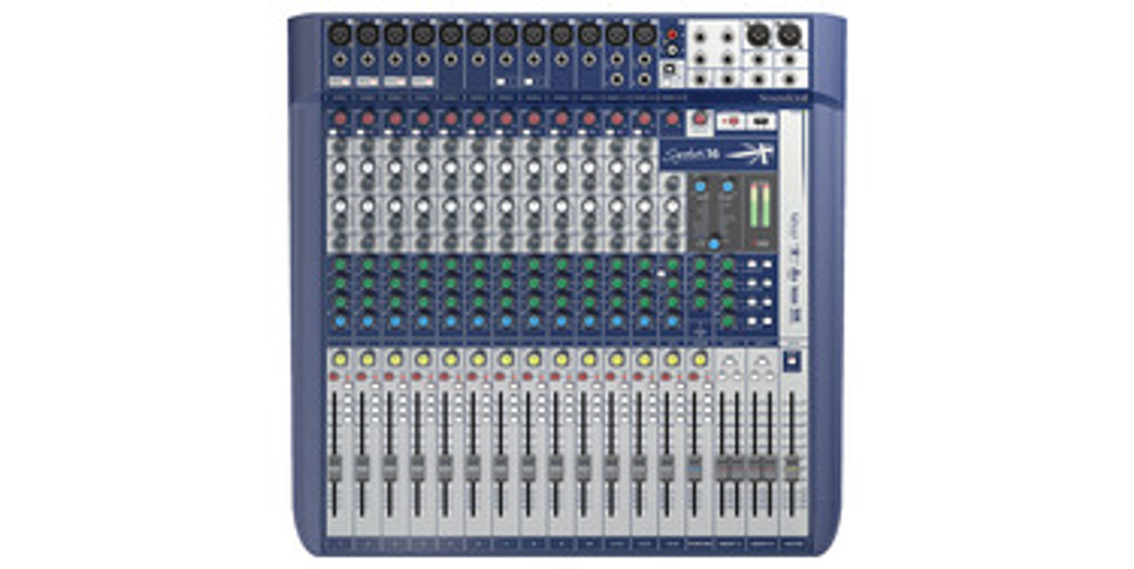 Soundcraft Scf-Sig16 Signature 16 Ch Mixer With Usb And Fx