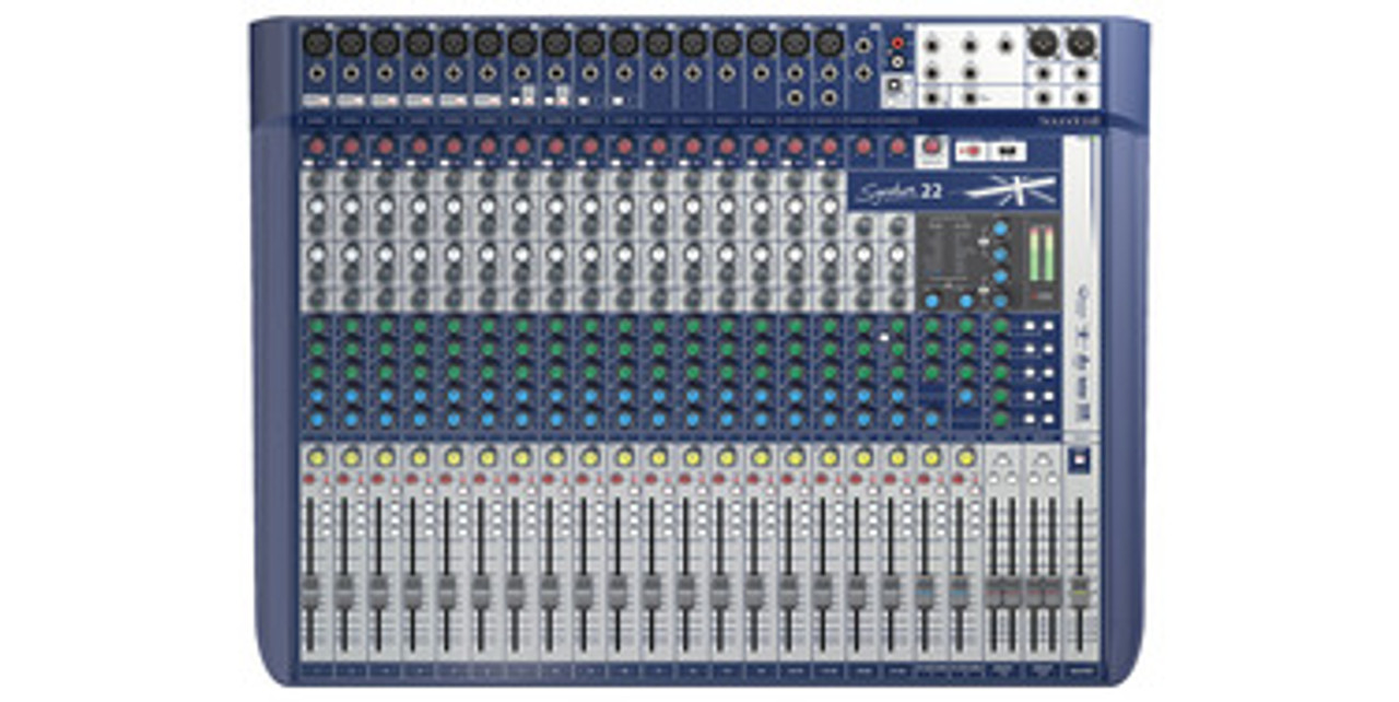 Soundcraft Scf-Sig22 Signature 22 Ch Mixer With Usb And Fx