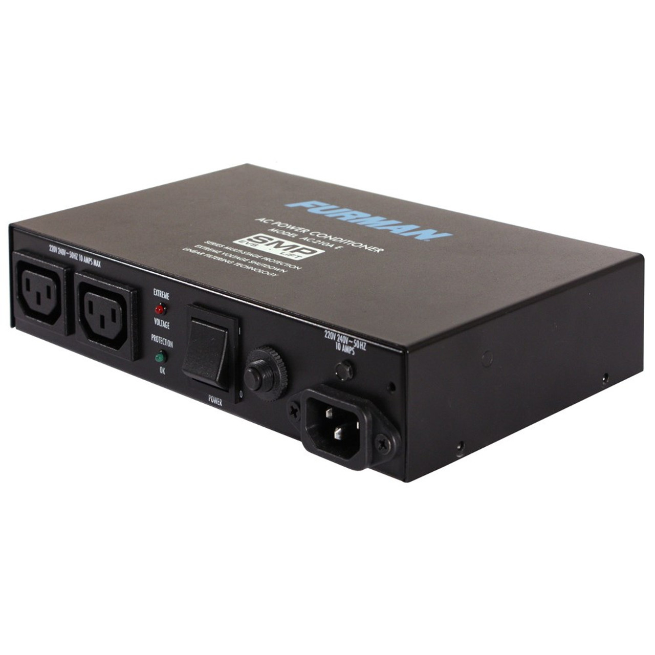 Furman FUR-AC-210AE Furman Power Conditioner Compact; Twin Outlet; Non Rack Mount Compact; Twin Outlet; Non Rack Mount