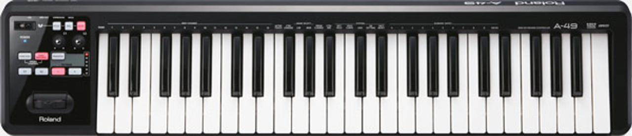 Compact and lightweight 49-key USB MIDI controller with SuperNATURAL mode.