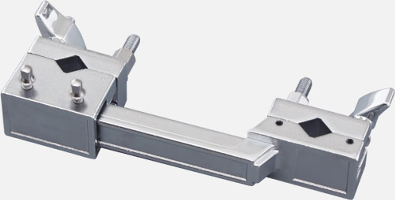 Multi-clamp for mounting drum sound modules and other hardware.