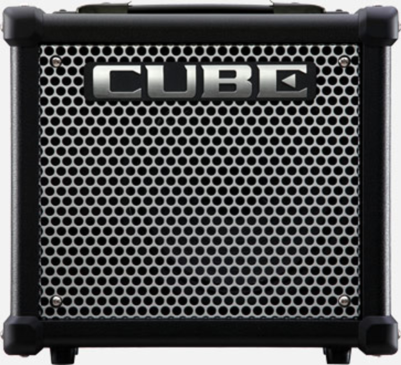 Compact 10-watt guitar amp with custom-designed 8-inch speaker, and CUBE functionality.