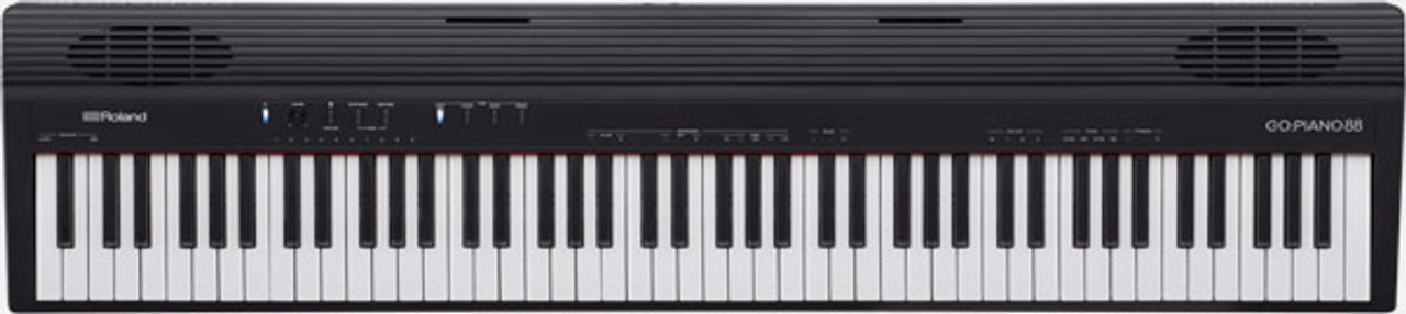 Full-Size 88-Note Piano. Play-Anywhere Portability. Smartphone-Powered Tuition