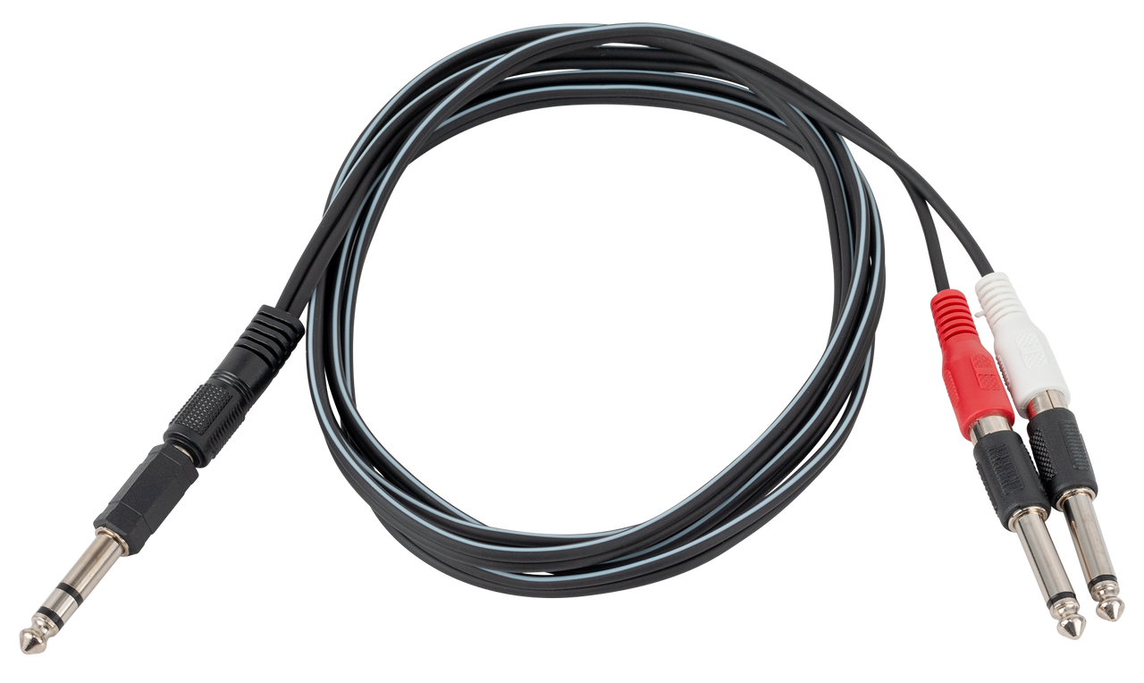 3.5mm TRS (M) - 2x RCA (M) Cable