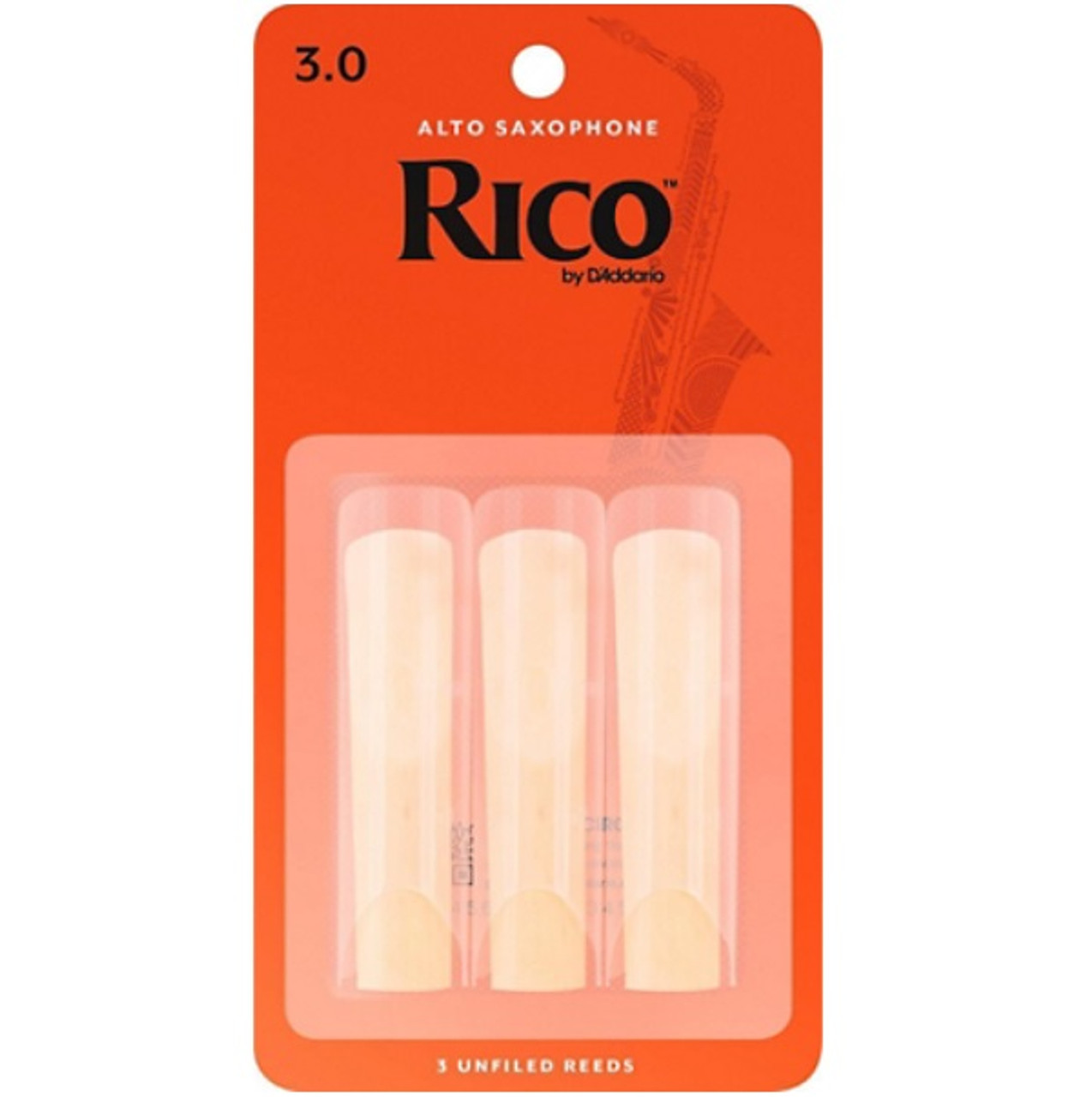 Rico RP230 Alto Saxophone Reeds 3.0 - 3 Pack