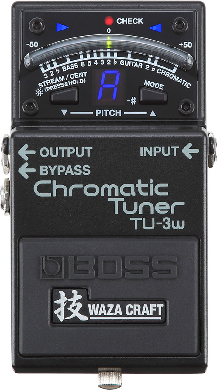 Boss TU-3W Tuner WAZA CRAFT Compact Pedal