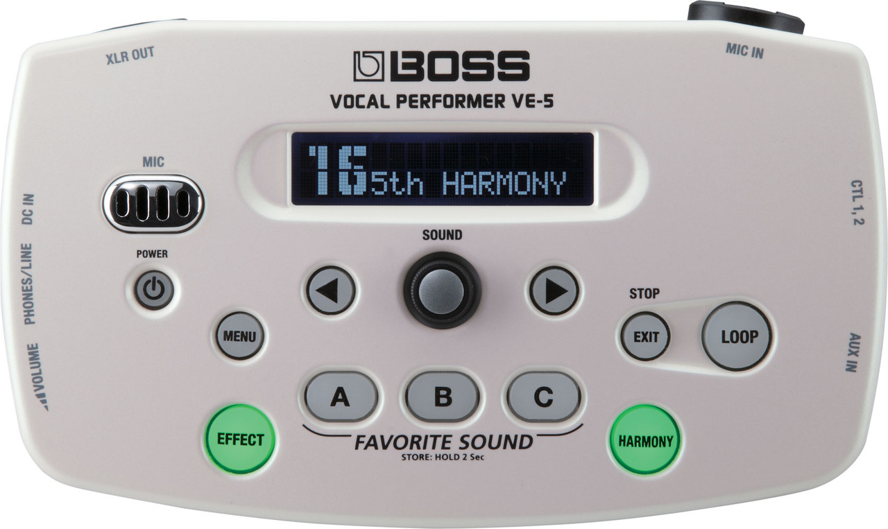 Boss VE-5-WH Vocal Performer