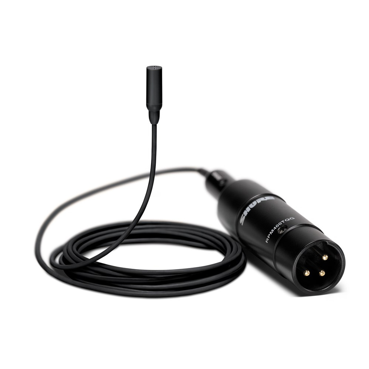 Shure SHR-TL48BO-XLRA TwinPlex Lavalier Microphone Omnidirectional Condenser tailored; XLR + Acc; Black Omnidirectional Condenser tailored; XLR + Acc; Black