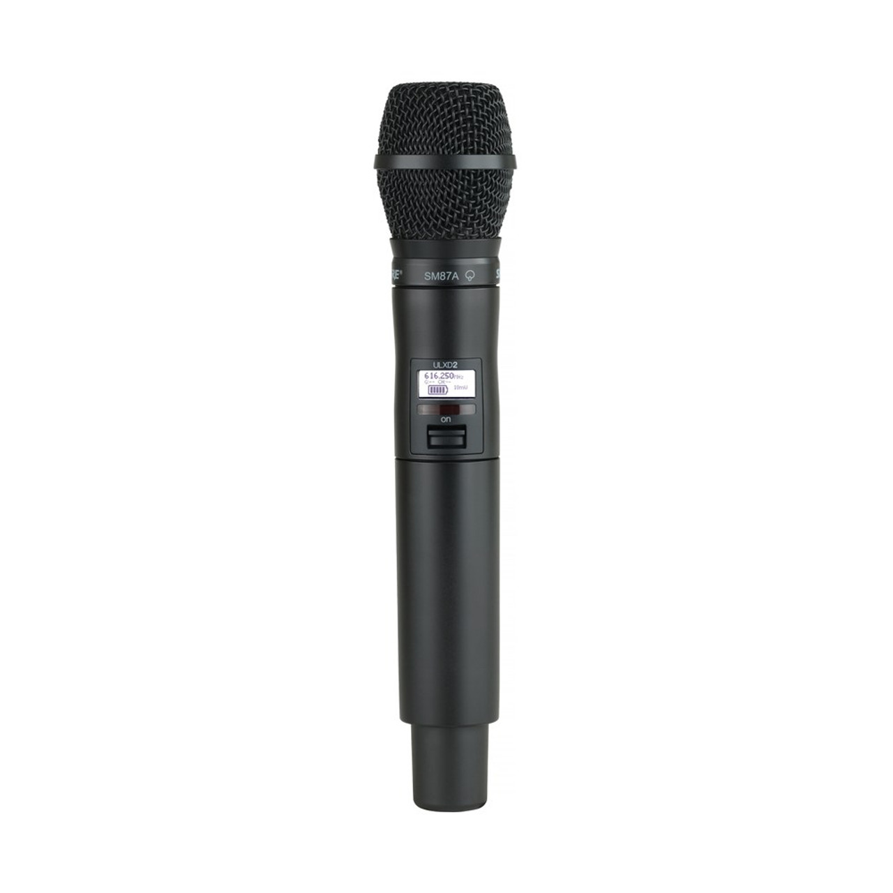 Shure SHR-ULXD2S87AH51 Wireless Digital Transmitter Handheld ULXD2/SM87A Frequency H51 = 534-598MHz Handheld ULXD2/SM87A Frequency H51 = 534-598MHz