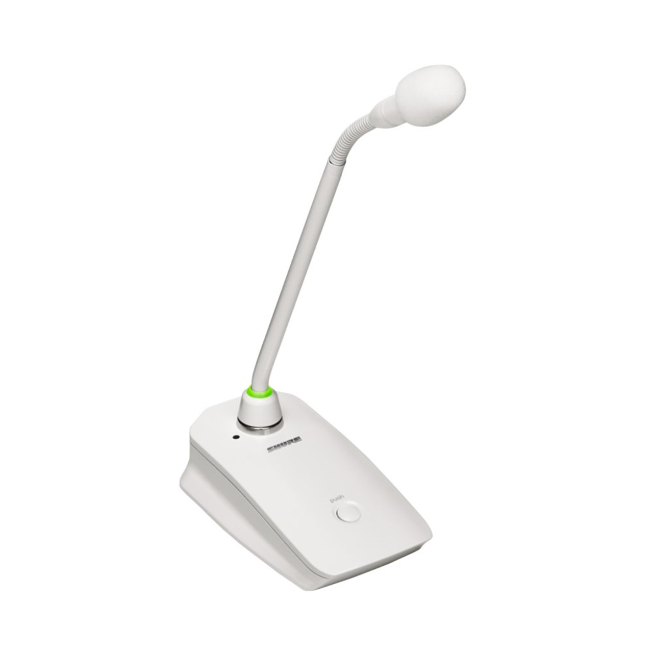 Shure SHR-ULXD8WX54 Wireless Digital Transmitter Gooseneck Mic Base Bright White; X54 = 915-928MHz