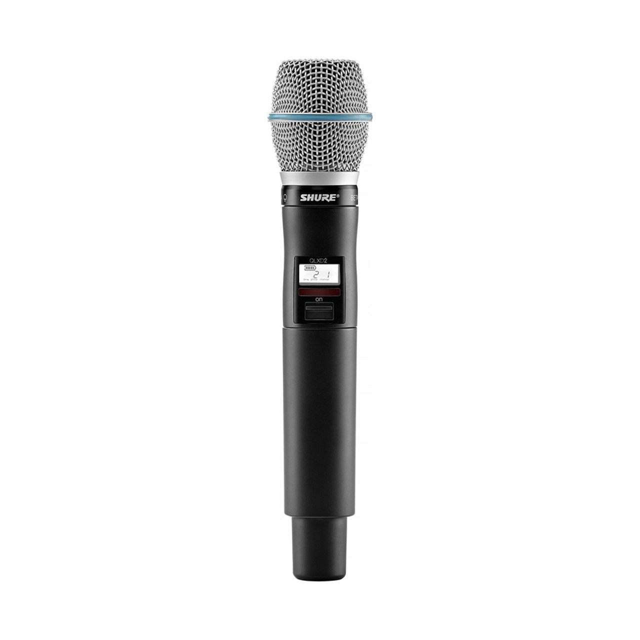 Shure SHR-QLXD2B87AZ19 Wireless Digital Transmitter Handheld QLXD2/Beta87A Frequency Z19 = 1785-1800MHz Handheld QLXD2/Beta87A Frequency Z19 = 1785-1800MHz