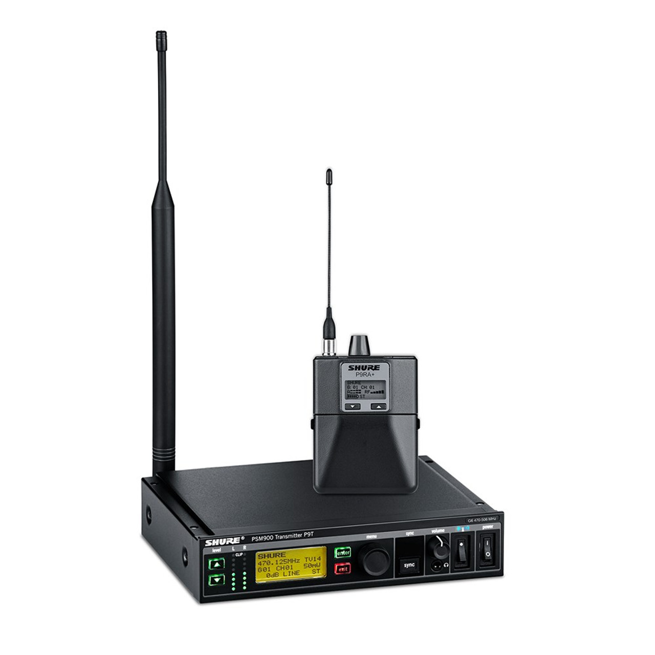 Shure SHR-P9TR+L6E PSM900 Wireless System 656-692 MHz 656-692 MHz