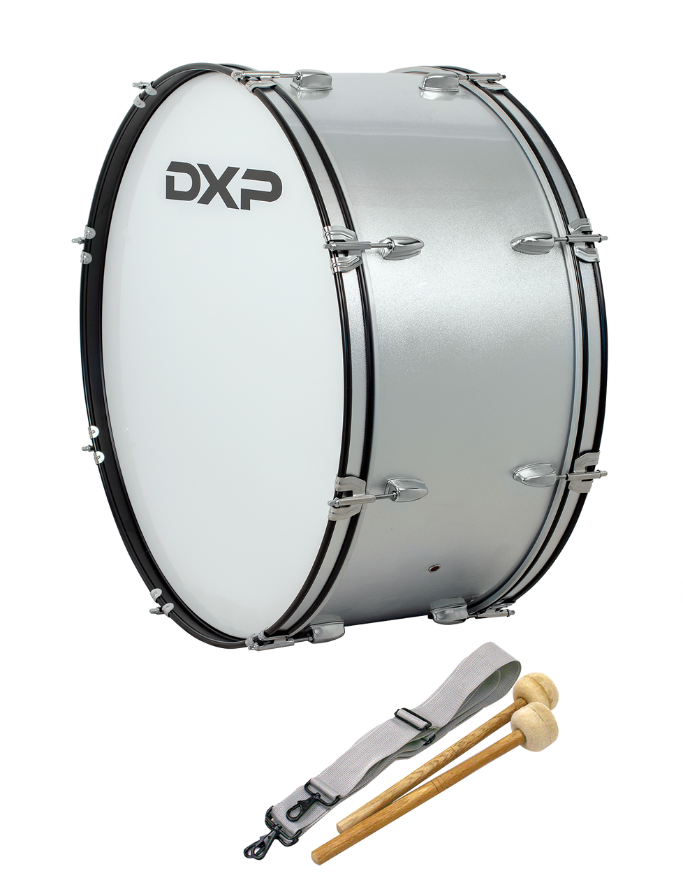 26" x 12". 16 lugs. Complete with sling and mallets.