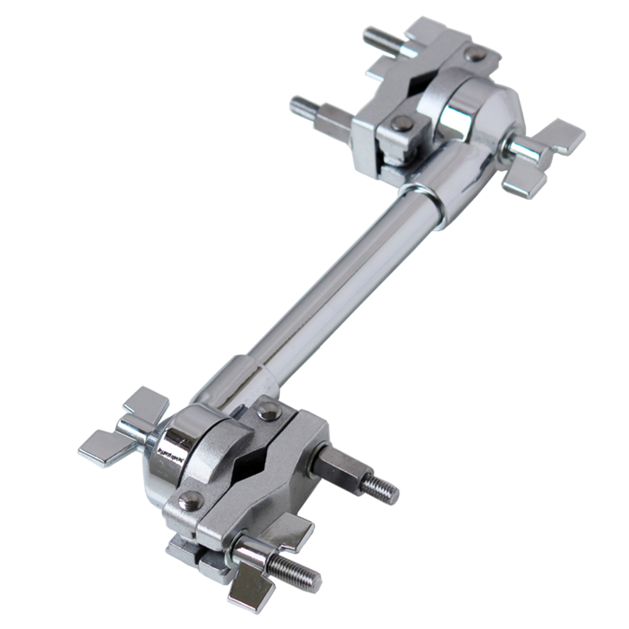 Dual universal revolving multi clamp. Fitted with one quick release clamp at each end.