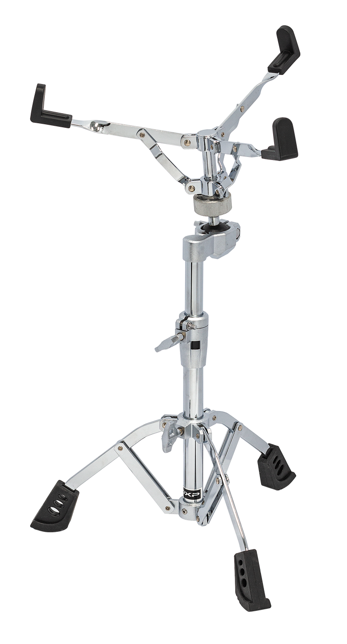 Lightweight with single braced legs. Ball joint adjustable basket with infinite fine adjustment. Ergo style memory locks. Works perfectly with Toms and Carlsbro OKTO A (and other) Electronic Drum Pads.