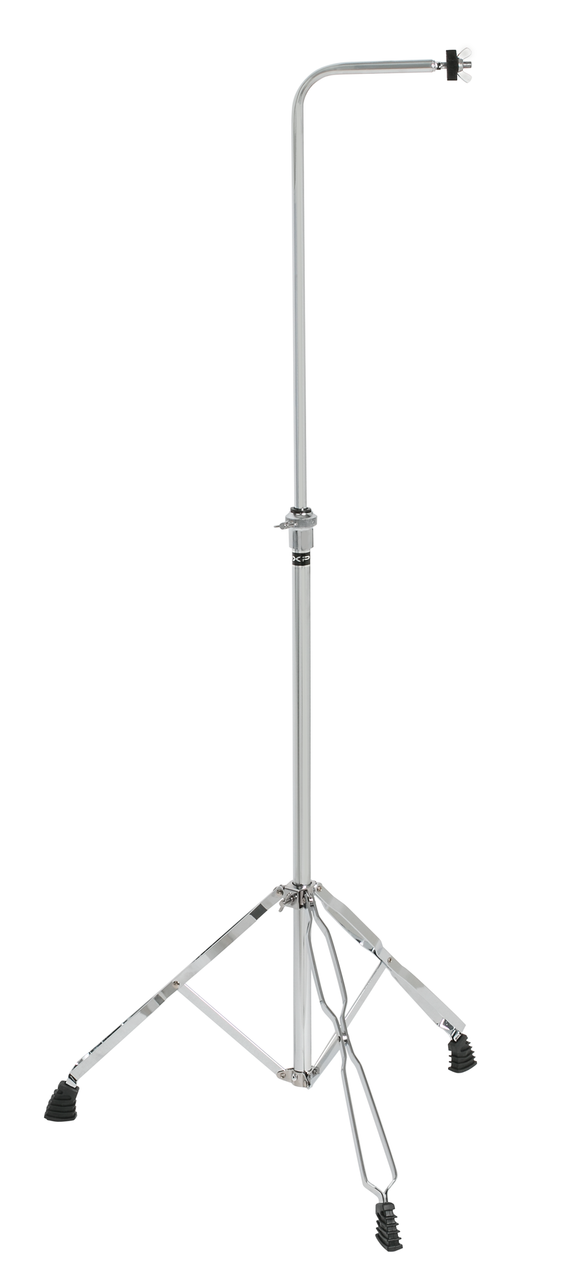 Height adjustable double braced stand.
