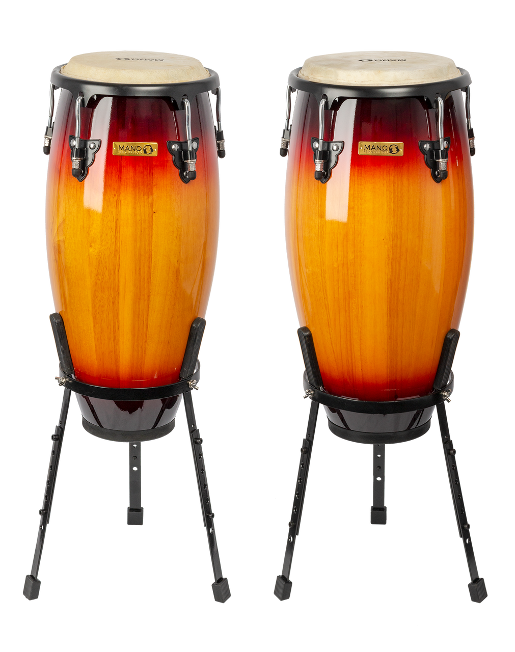 Mano Percussion MP1601BSSB Congas with Stands