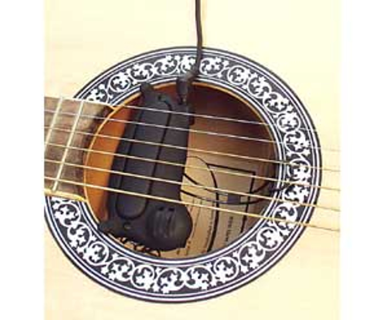 Guitar Pickup-Soundhole Acoust w/Vol&Ton