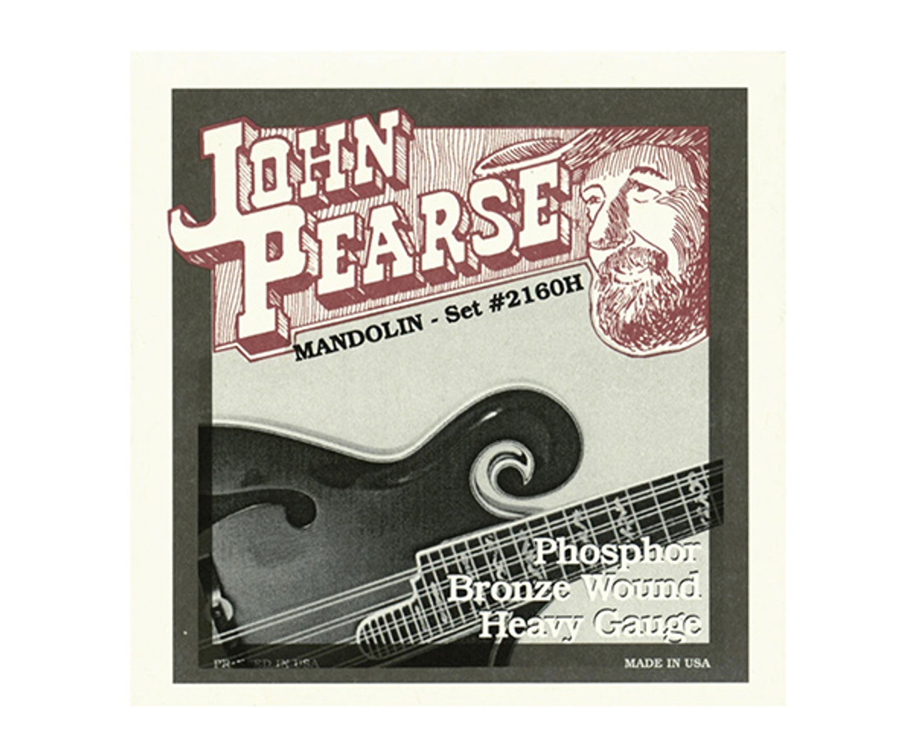 John Pearse Mandolin Set-PB(12-40) 2160H