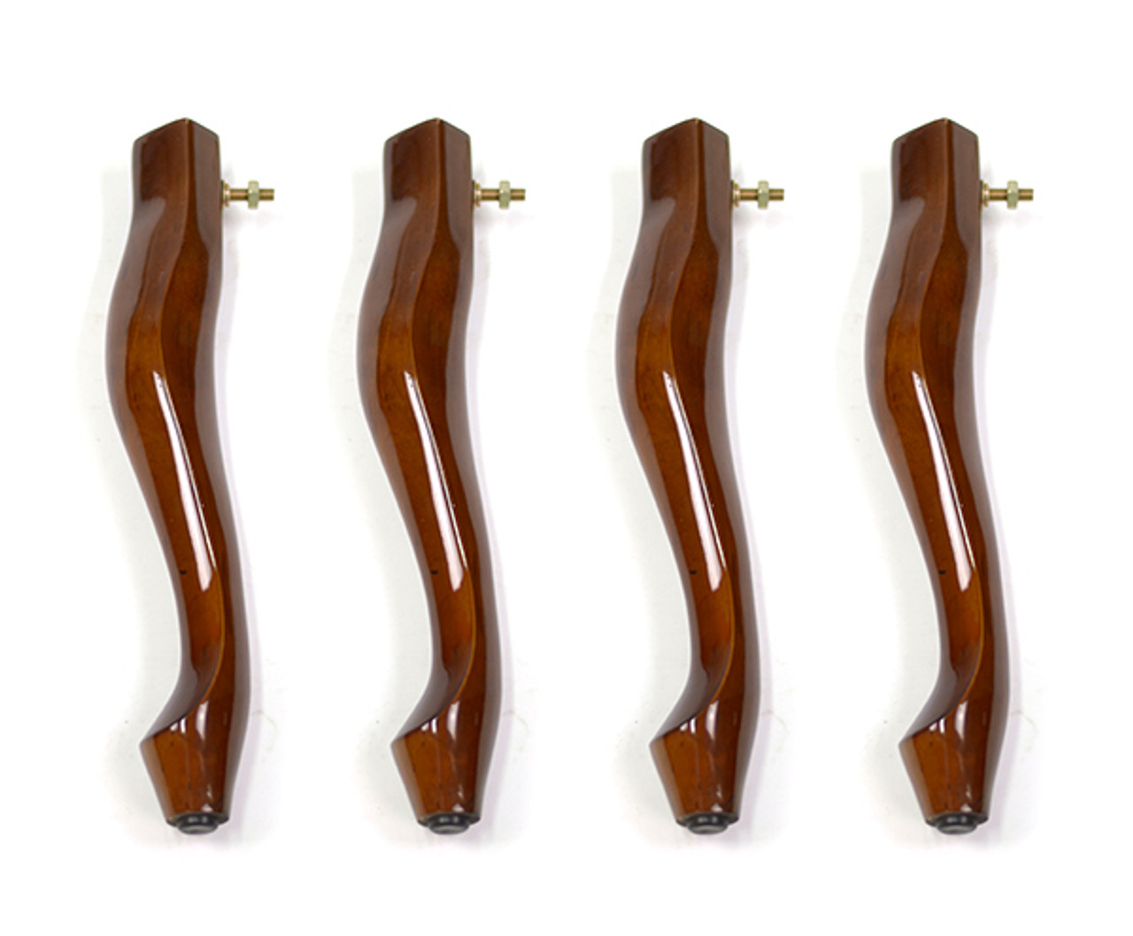 Spare Cabriolet Leg (Set of 4) Mahogany