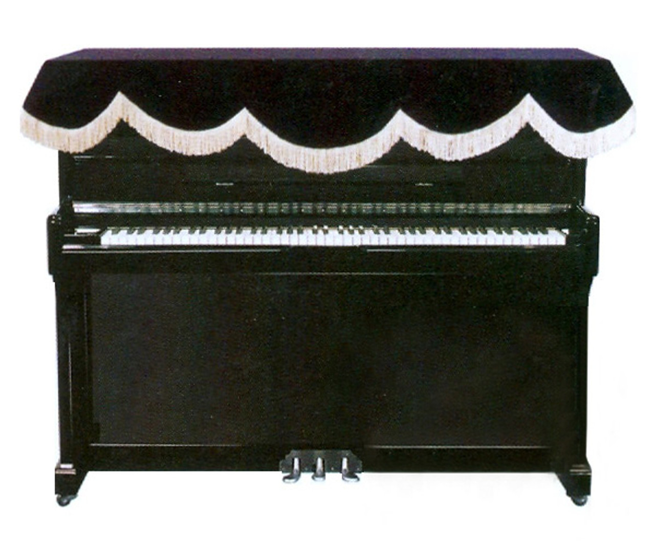 Piano Cover -Upright-Top-Black