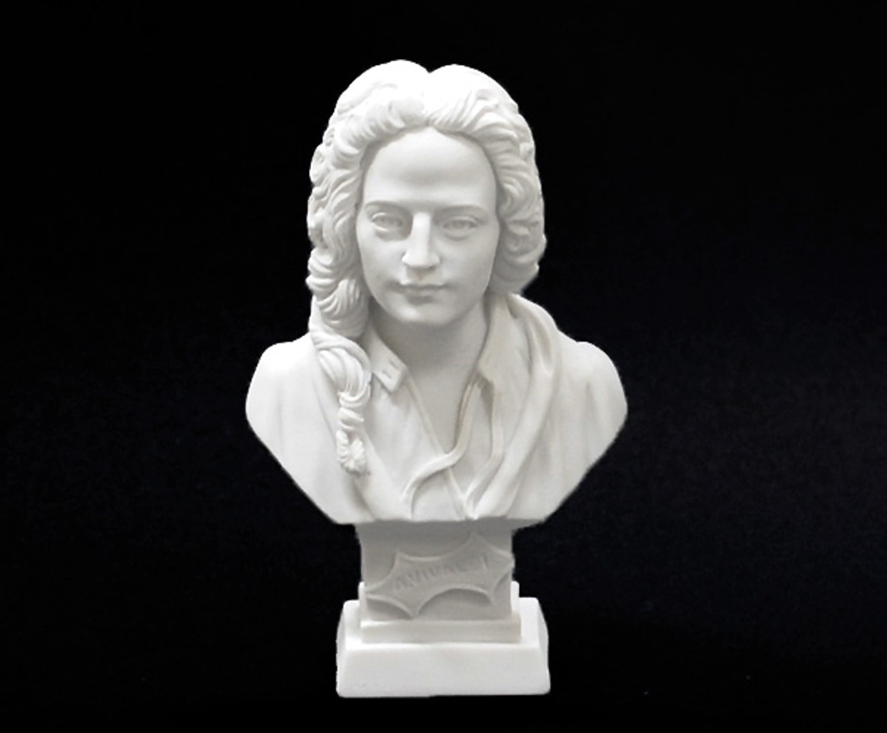 Bust (Italian) Crushed Marble 11cm - Vivaldi